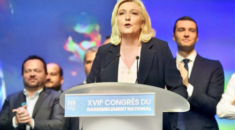 Européennes : Marine Le Pen appelle à voter RN pour faire barrage à l’extrême droite