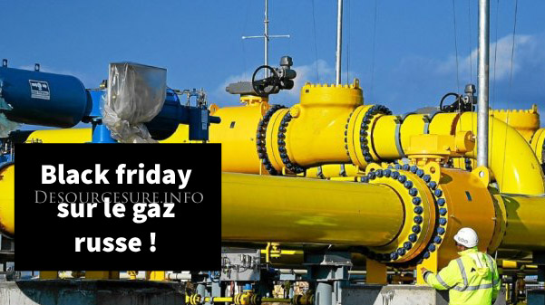 Black Friday : l’UE demande à Poutine une promo de 50 % sur le gaz